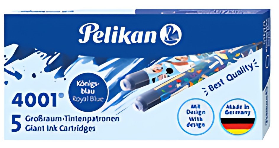 Pelikan Cartouches d'encre grand volume GTP/F/5, bleu royal