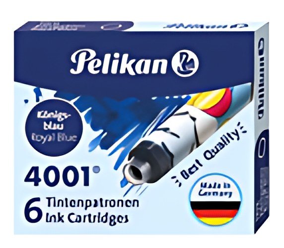 Pelikan Cartouches d'encre TP/F/6, bleu royal