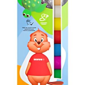 Kores Pâte à modeler "PLASTILINA", boîte de 10 couleurs