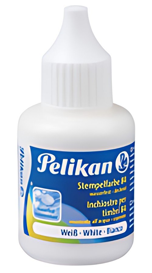 Pelikan Encre à tampons 84, résistant à l'eau, blanc,