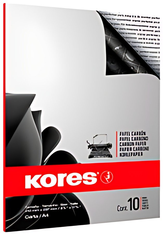 Kores papier carbone, format A4, 100 feuilles, noir