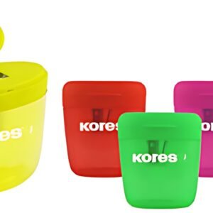 Kores Taille-crayons "Deposito one", de couleurs assorties