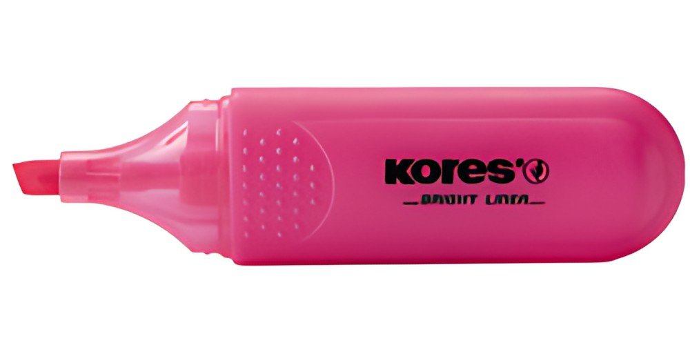 Kores Surligneur "BRIGHT LINER", couleur: rose
