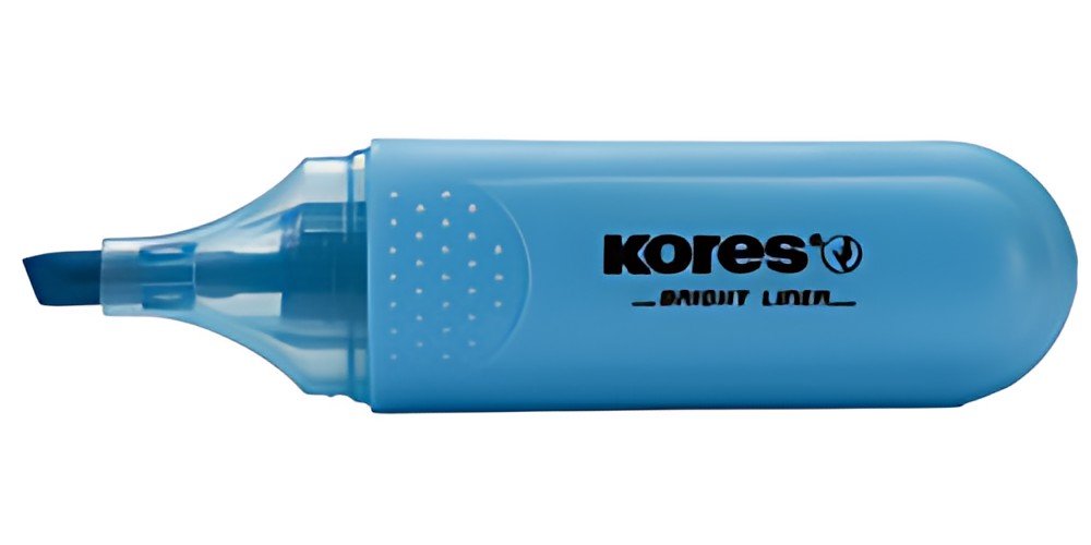 Kores Surligneur "BRIGHT LINER", couleur: bleu