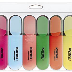 Kores surligneurs "BRIGHT LINER", étui de 6