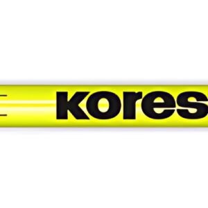 Kores Surligneur, pointe biseautée: 0,5 - 3,5 mm, jaune
