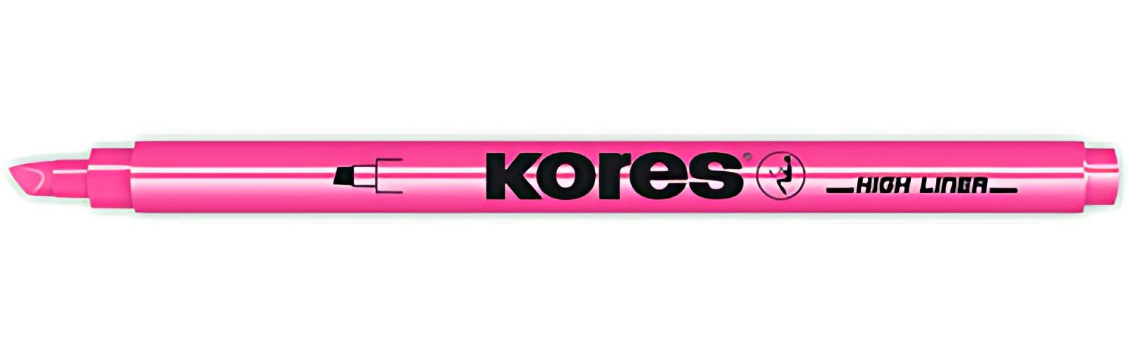 Kores Surligneur, pointe biseautée: 0,5 - 3,5 mm, rose
