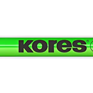 Kores Surligneur, pointe biseautée: 0,5 - 3,5 mm, vert
