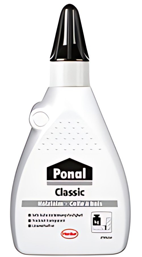 Ponal Colle à bois Classic, sans solvant, flacon de 120 g,