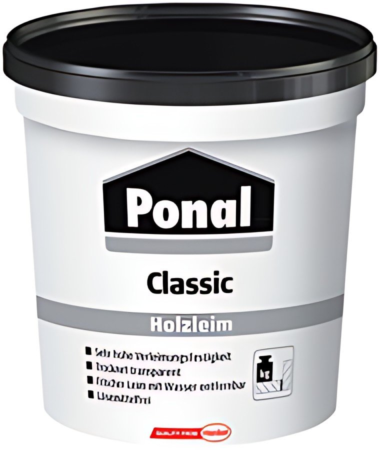 Ponal Colle à bois Classic, sans solvant, flacon de 760 g,