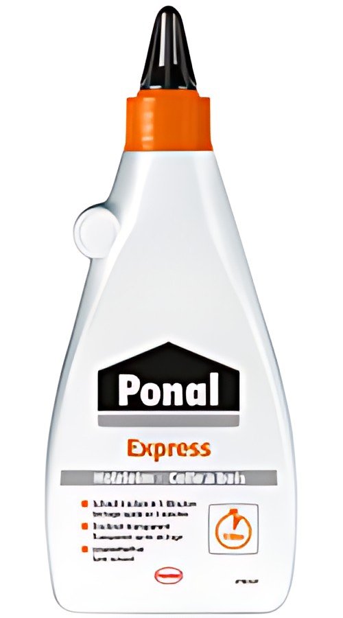 Ponal Colla à bois Express, sans solvant, tube de 550 g