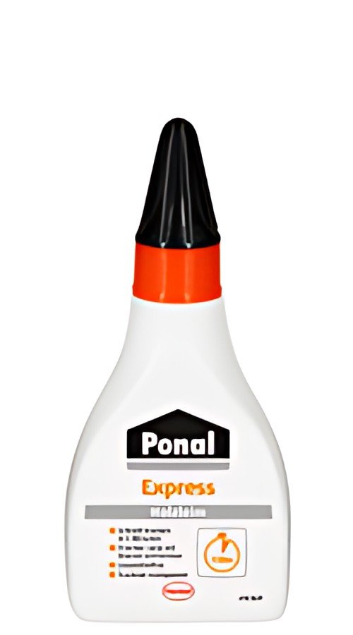 Ponal Colle à bois Express, sans solvant, tube de 60 g