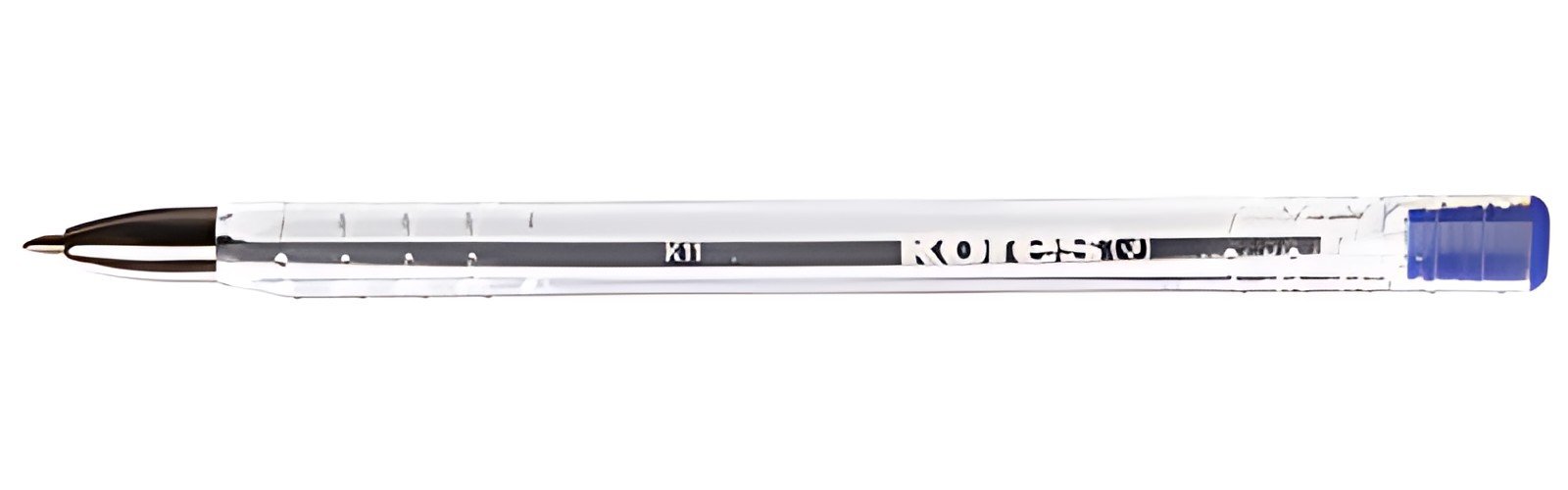 Kores Stylo à bille jetable K-PEN Super Slide K11, bleu