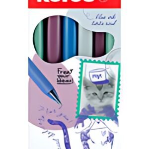 Kores Stylo à bille rétractable jetable "Klick Pen", vintage