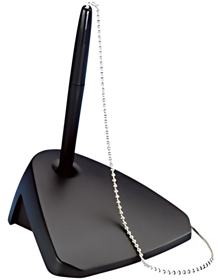 MAUL Porte-stylo, avec une chainette, noir