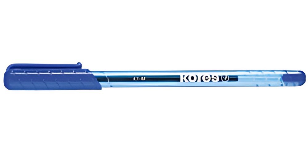 Kores Stylo bille jetable K-PEN k1, tracé: F, bleu