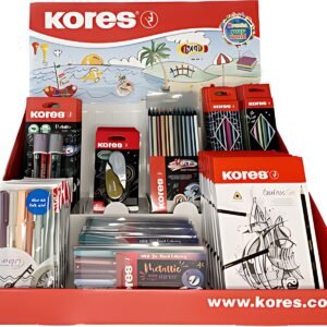 Kores Présentoir de comptoir série Metallic, présentoir