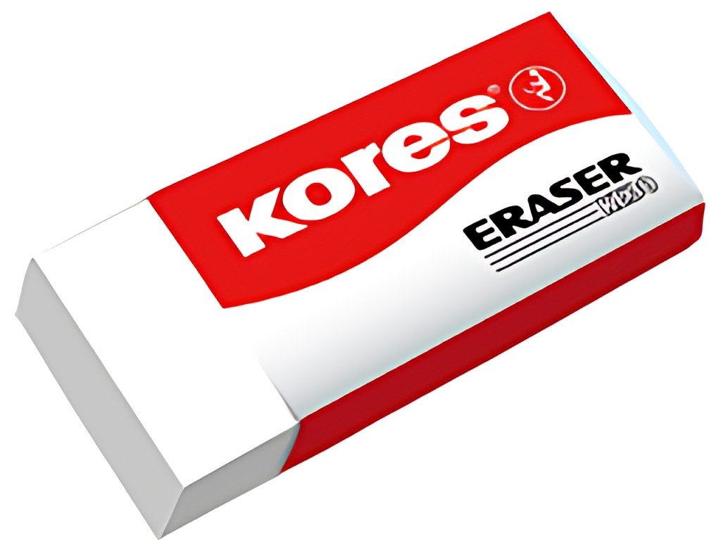 Kores gomme en plastique "KE30", (L)40 x (P)21 x (H)10 mm