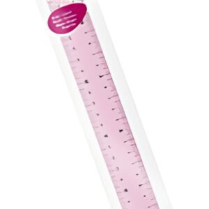 Kores Règle plate, 300 mm, transparent, assorti