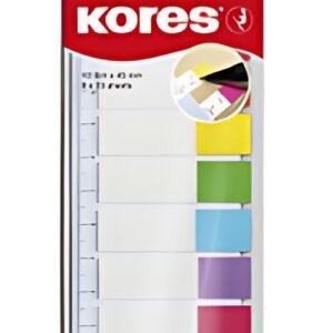 Kores Marque pages - film, 12 x 45 mm, 8 x 15 feuilles