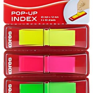 Kores Marque-pages en film POP-UP, 45 x 12 mm, assorti