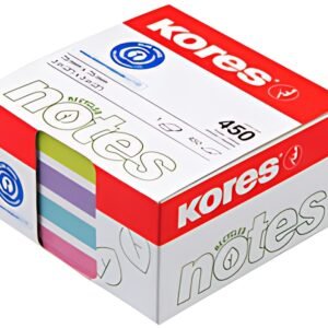 Kores Bloc-note adhésif Recycling "Recycled Pastel Notes"