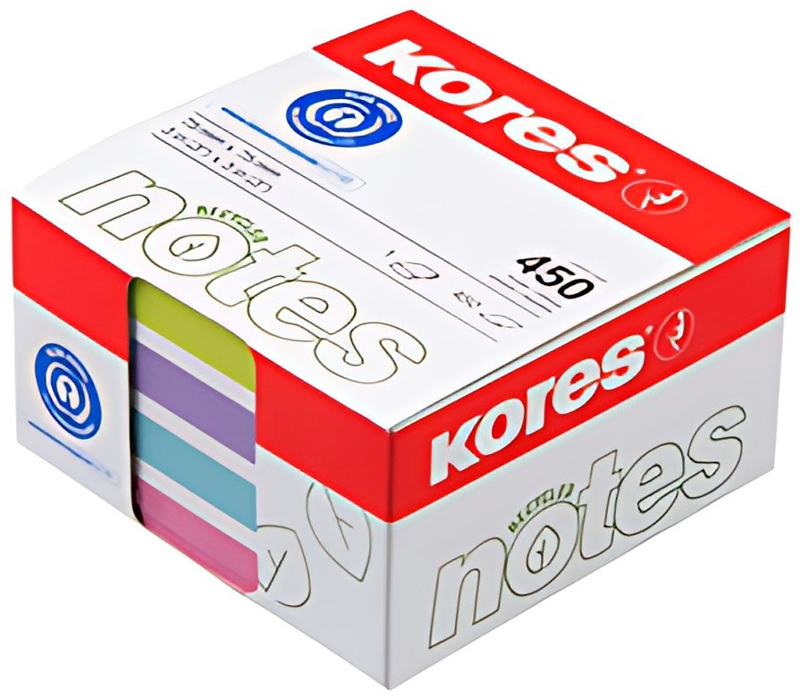Kores Bloc-note adhésif Recycling "Recycled Pastel Notes"