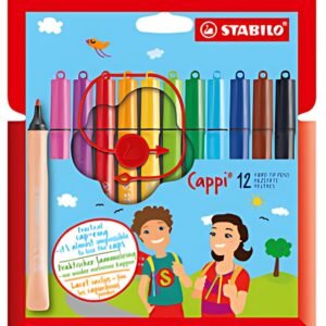 STABILO Feutre Cappi, étui en carton de 12