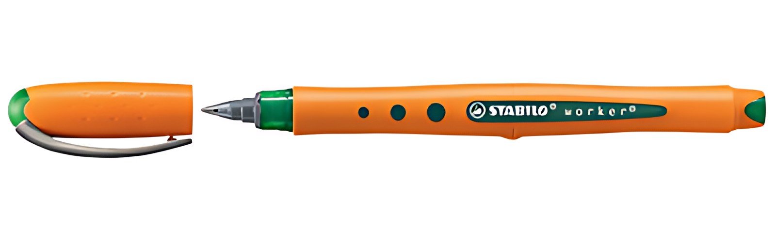 STABILO Stylo roller worker fine, vert