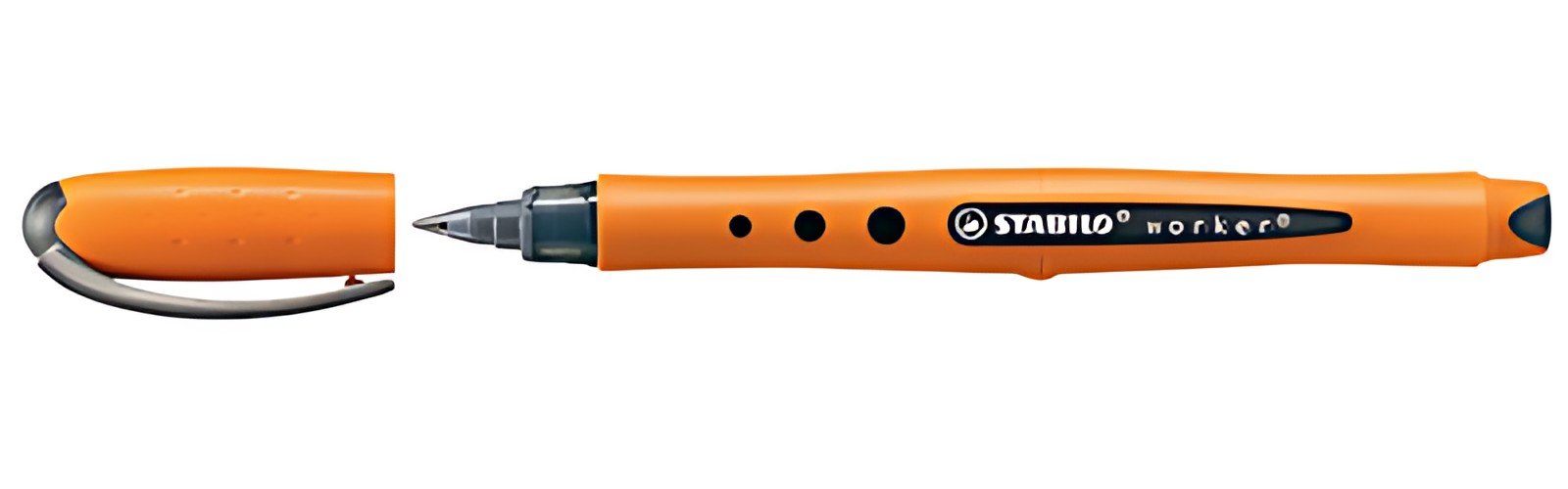 STABILO Stylo roller worker fine, noir