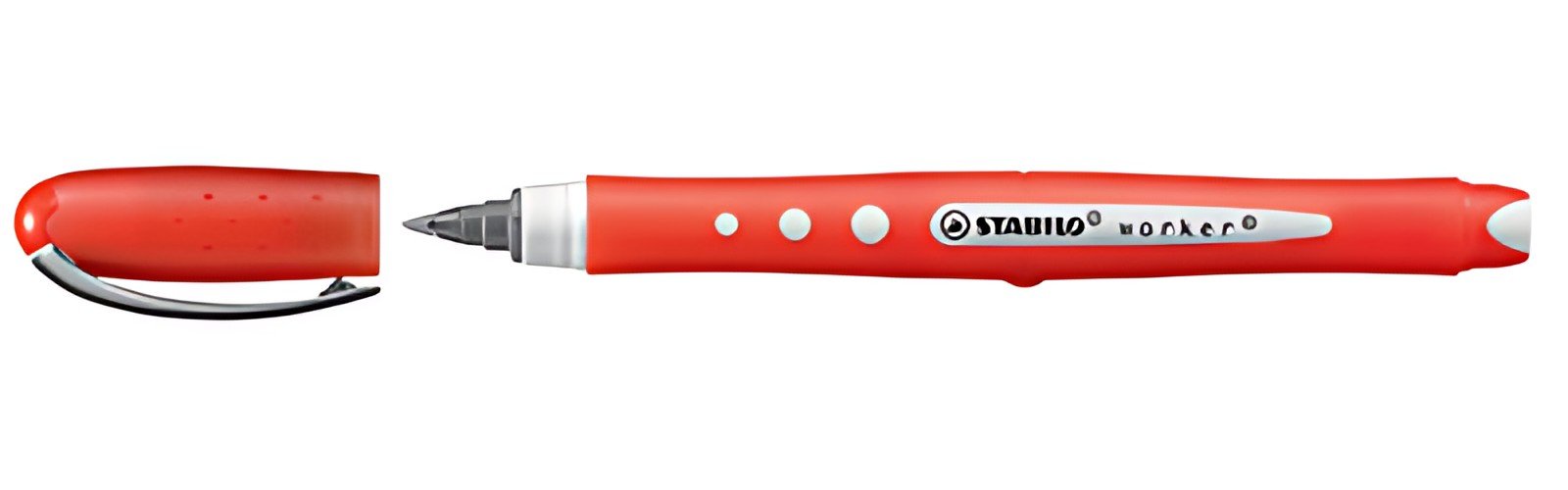 STABILO Stylo roller worker colorful, rouge