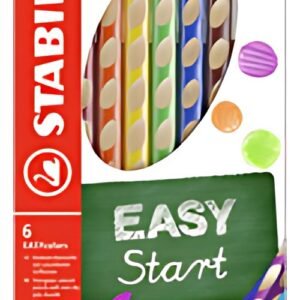 STABILO Crayon de couleur EASYcolors R, étui de 6