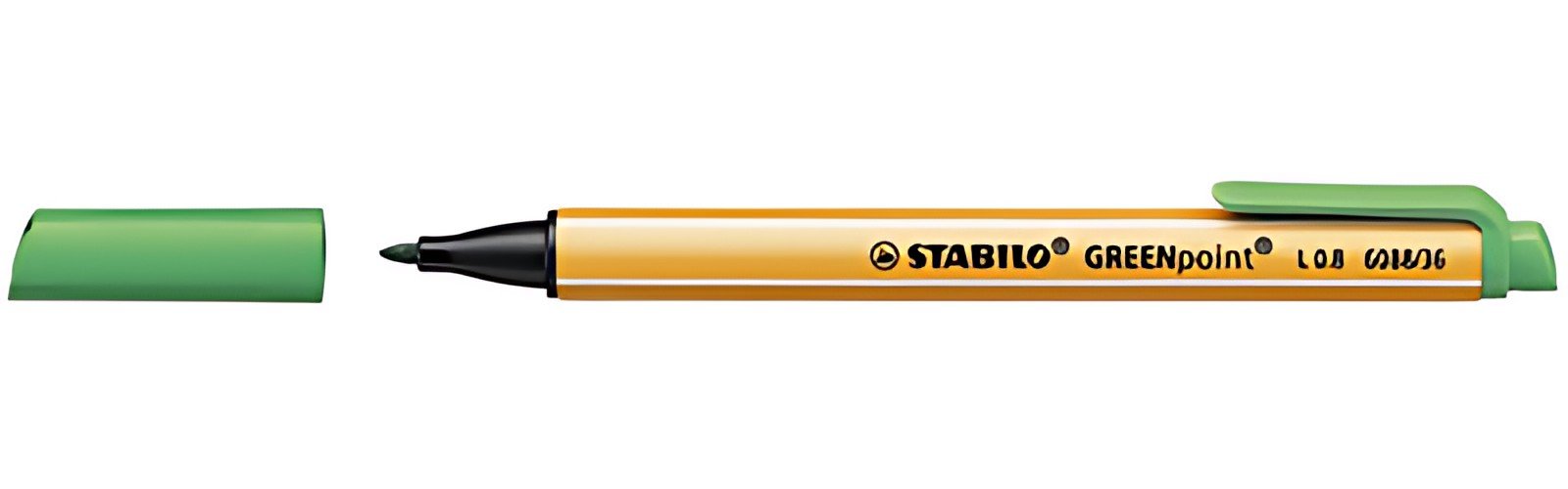 STABILO Feutre GREENpoint, largeur du tracé: 0,8 mm, vert