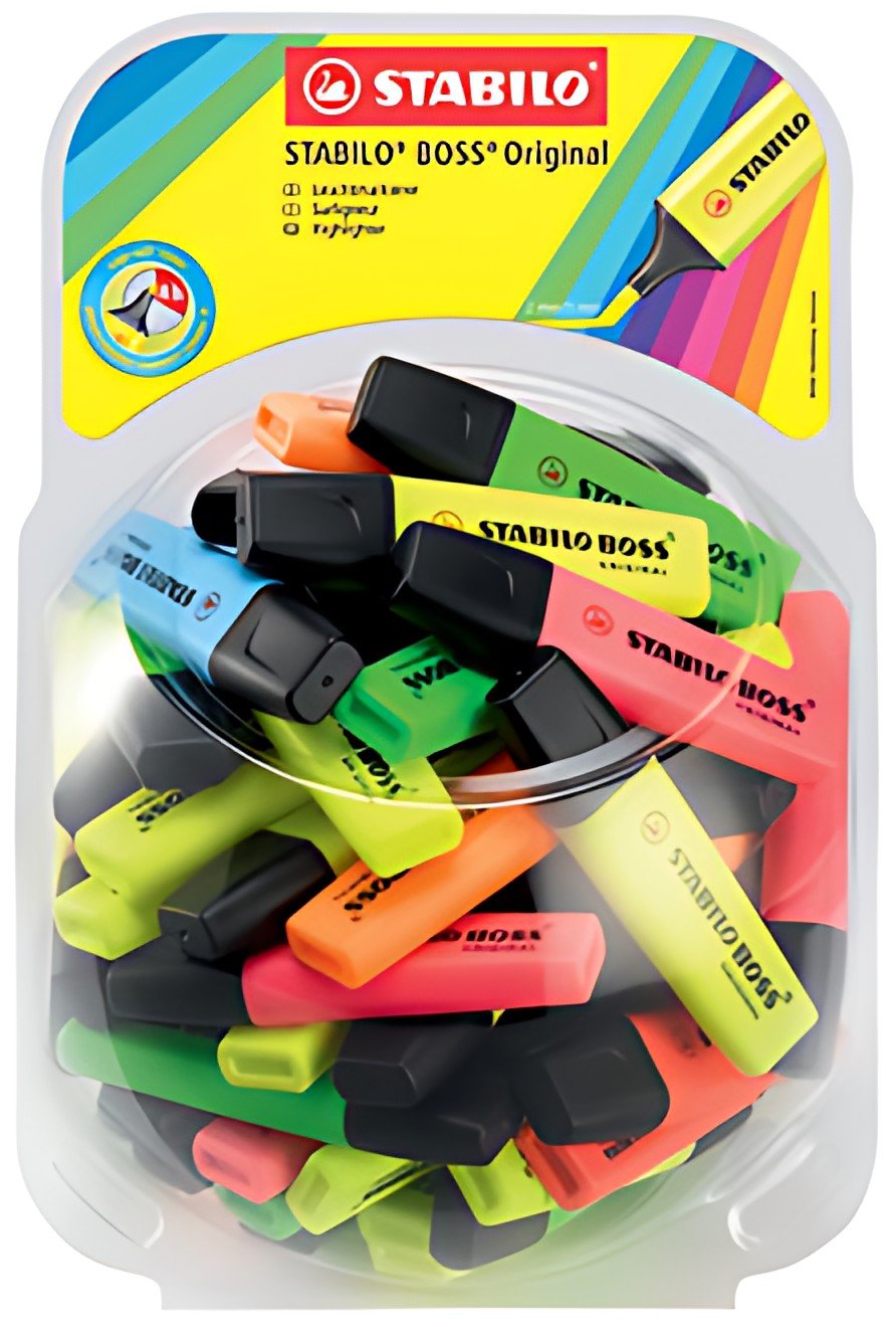 STABILO Surligneur BOSS ORIGINAL, présentoir de 60