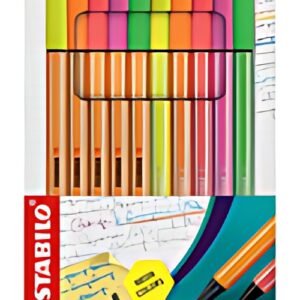STABILO Feutre Pen 68 / feutre à pointe fine point 88, étui