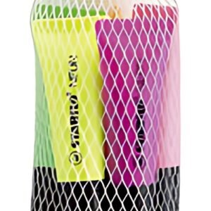 STABILO Surligneur NEON, dans un filet de 5