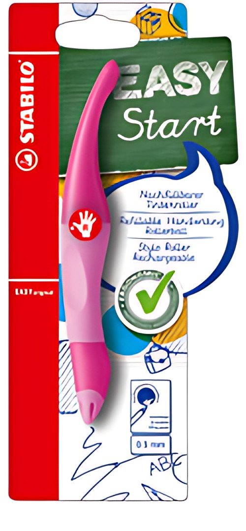 STABILO Stylo roller EASYoriginal, pour droitiers, rose