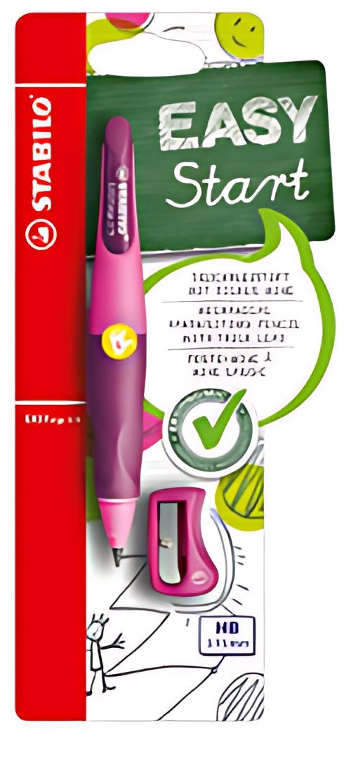 STABILO Porte-mines d'apprentissage easYergo 3.15, rose