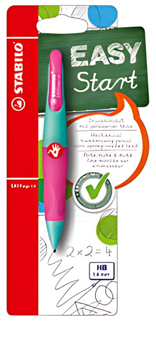 STABILO Porte-mines EASYergo 1.4, turquoise/rose fluo