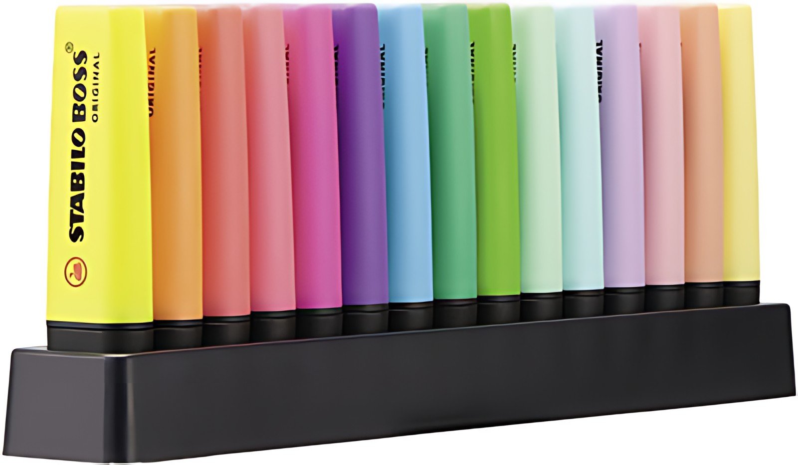STABILO Surligneur BOSS ORIGINAL, set de table de 15