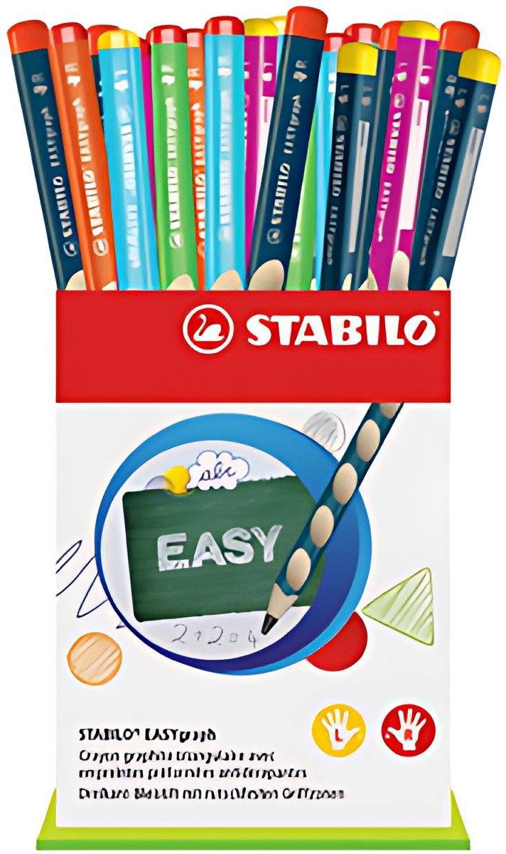 STABILO Crayon graphite EASYgraph, présentoir carton de 36