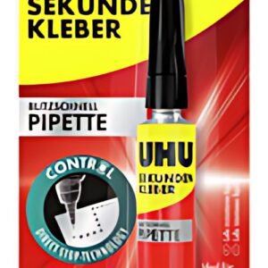 UHU Colle instantanée blitzschnell PIPETTE, flacon de 10 g