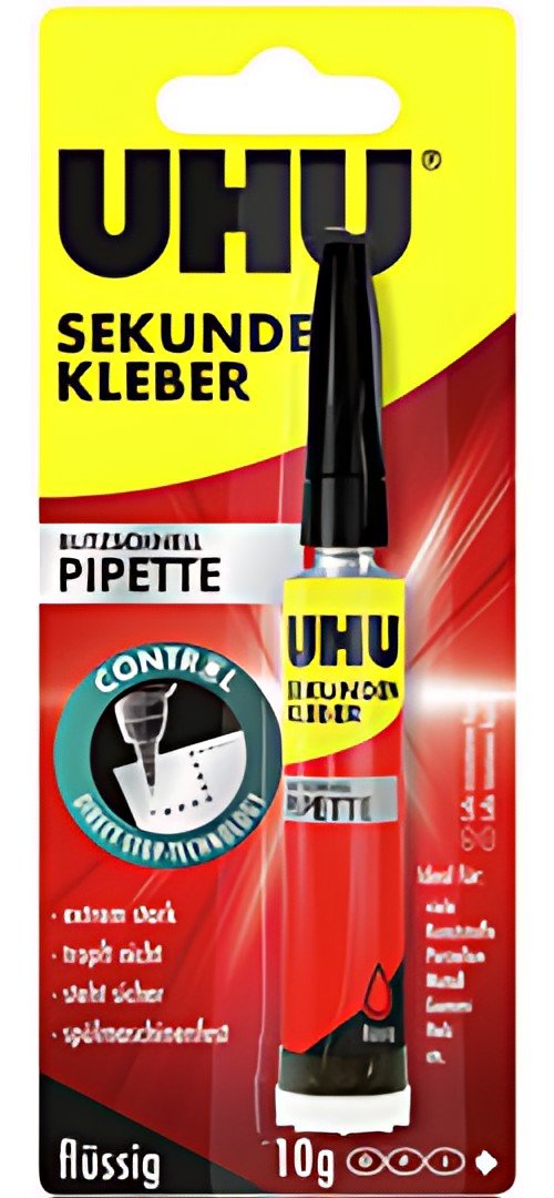 UHU Colle instantanée blitzschnell PIPETTE, flacon de 10 g