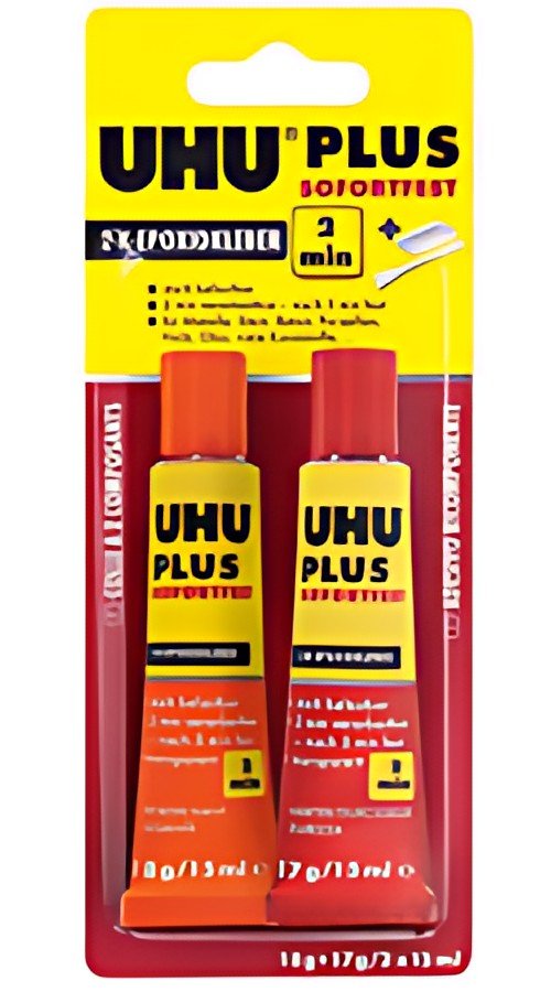 UHU colle a 2 composants PLUS SOFORTFEST, tube de 35 g,