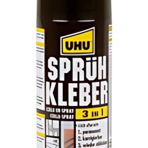 UHU Colle en spray 3 en 1, redécollable, spray de 200 ml