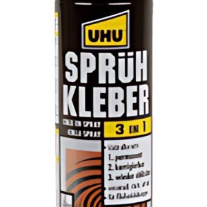 UHU Colle en spray 3 en 1, redécollable, spray de 500 ml
