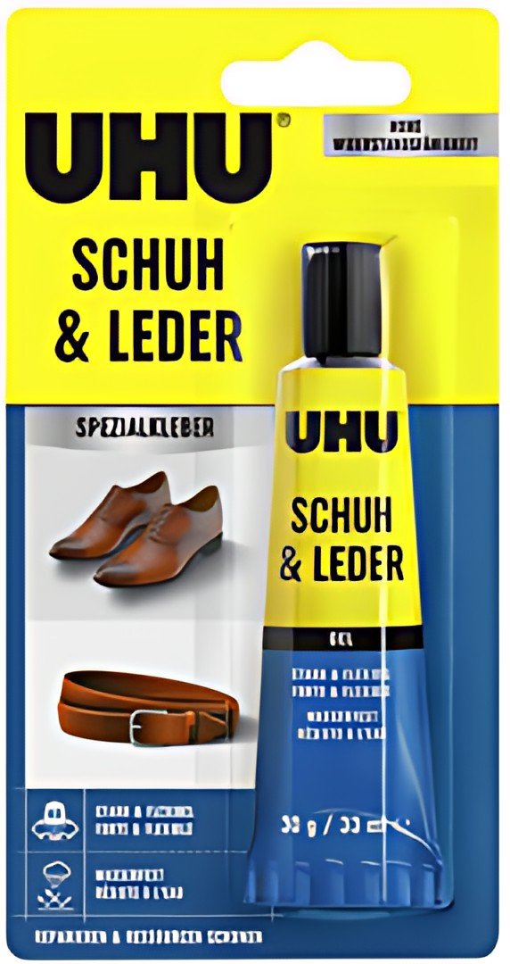UHU Colle spéciale pour chaussures & cuir, tube de 30 g