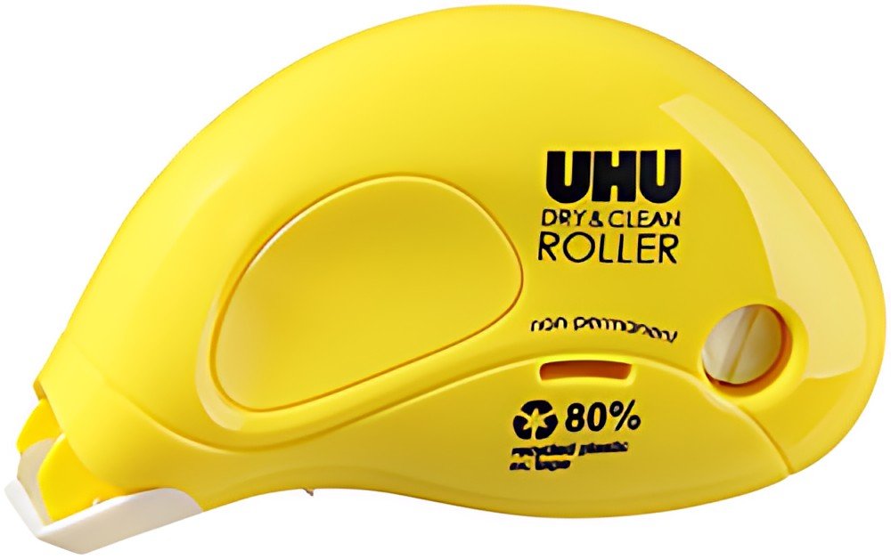 UHU Roller de colle Dry & Clean Roller, non permanent