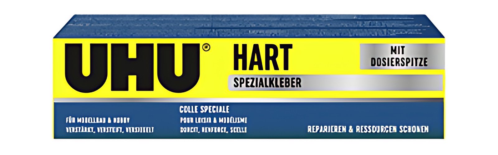 UHU Colle spéciale HART, avec solvants, tube de 35 g