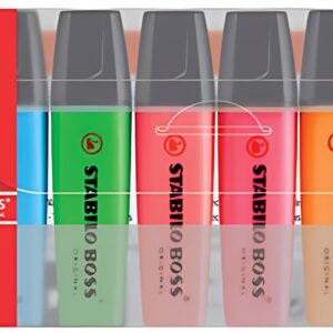 STABILO Surligneur "BOSS ORIGINAL", étui en PET de 6